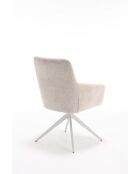 Lot de 2 fauteuils New lars beiges - 61x90x66 cm