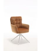 Lot de 2 fauteuils Saint Tropez curry - 60x92x67 cm