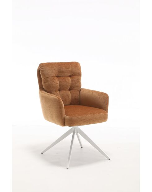 Lot de 2 fauteuils Saint Tropez curry - 60x92x67 cm