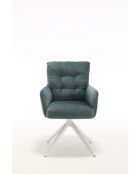 Lot de 2 fauteuils Saint Tropez verts - 60x92x67 cm