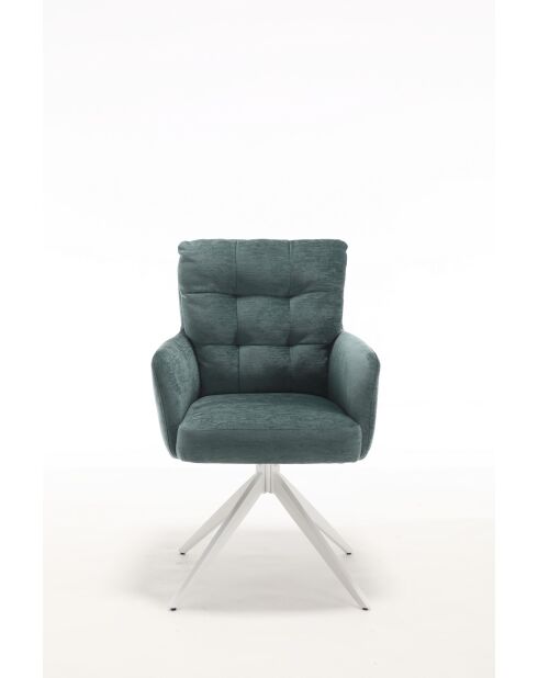 Lot de 2 fauteuils Saint Tropez verts - 60x92x67 cm