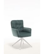 Lot de 2 fauteuils Saint Tropez verts - 60x92x67 cm
