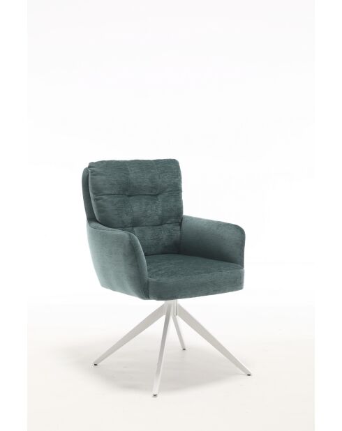 Lot de 2 fauteuils Saint Tropez verts - 60x92x67 cm