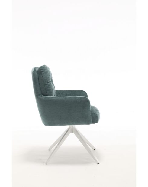 Lot de 2 fauteuils Saint Tropez verts - 60x92x67 cm