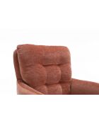 Lot de 2 fauteuils Saint Tropez rouille - 60x92x67 cm