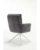 Lot de 2 fauteuils Monaco b gris clair - 59x92x68 cm