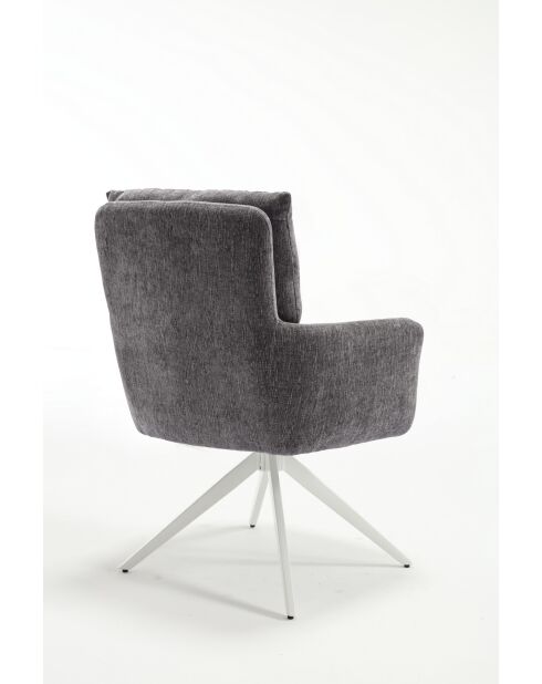 Lot de 2 fauteuils Monaco b gris clair - 59x92x68 cm