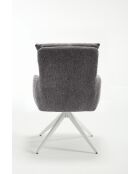 Lot de 2 fauteuils Monaco b gris clair - 59x92x68 cm