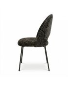 Lot de 2 chaises Alex noir antracite - 49x83x53 cm