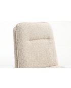 Lot de 2 chaises Valencia beige nature - 51x92x68 cm