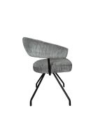 Chaise Ibiza gris clair - 58x48x45 cm