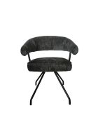 Sedia Ibiza grigio scuro - 58x48x45 cm