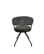 Sedia Ibiza grigio scuro - 58x48x45 cm