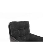 Lot de 2 fauteuils Saint Tropez gris foncé - 60x92x67 cm