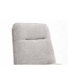 Lot de 2 chaises Valencia gris clair - 51x92x68 cm