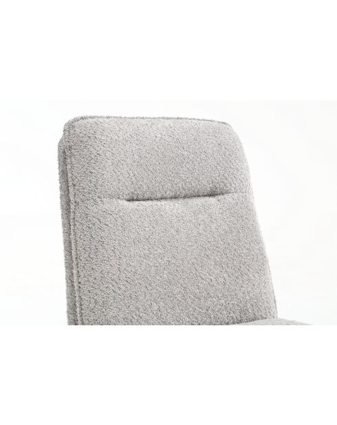 Lot de 2 chaises Valencia gris clair - 51x92x68 cm