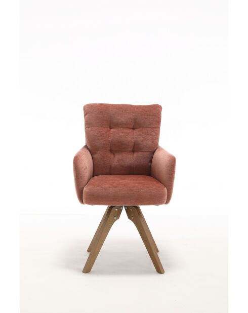 Lot de 2 fauteuils Saint Tropez rouille - 60x92x67 cm