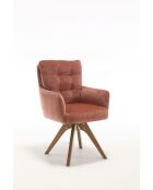Lot de 2 fauteuils Saint Tropez rouille - 60x92x67 cm