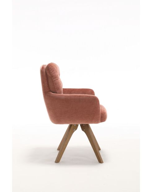 Lot de 2 fauteuils Saint Tropez rouille - 60x92x67 cm