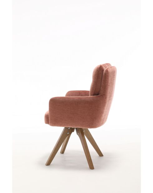 Lot de 2 fauteuils Saint Tropez rouille - 60x92x67 cm