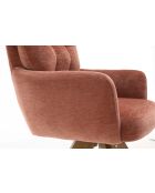 Lot de 2 fauteuils Saint Tropez rouille - 60x92x67 cm