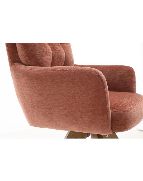 Lot de 2 fauteuils Saint Tropez rouille - 60x92x67 cm