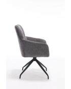Lot de 2 fauteuils New lars gris clair - 61x90x66 cm