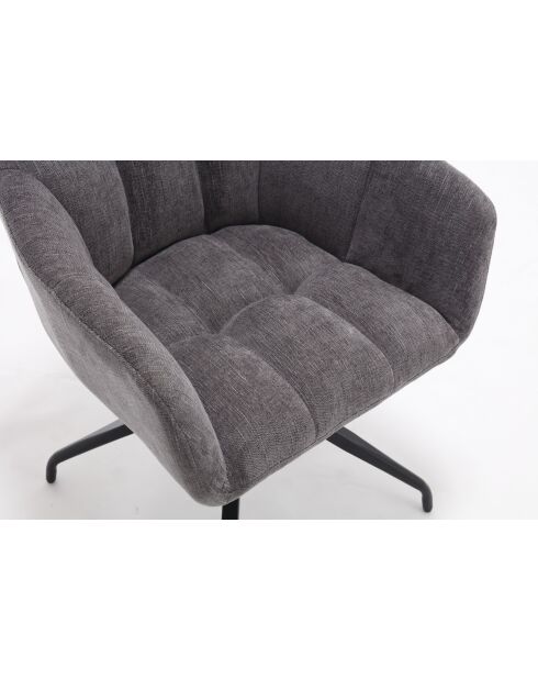 Lot de 2 fauteuils New lars gris clair - 61x90x66 cm