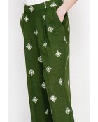 Pantalon Kara kaki clair