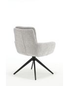 Lot de 2 fauteuils Taragona gris clair - 63x88x44 cm