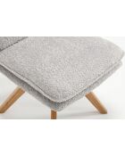 Set van 2 stoelen Valencia lichtgrijs - 51x92x68 cm