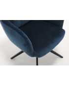 Lot de 2 fauteuils Saint Tropez bleus - 60x92x67 cm