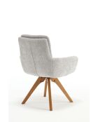 Lot de 2 fauteuils Taragona gris clair - 63x88x44 cm