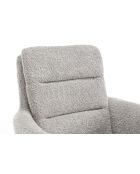 Lot de 2 fauteuils Taragona gris clair - 63x88x44 cm