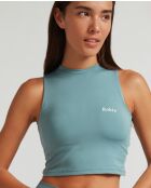 Crop Top met groen mos