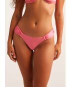 Rosafarbene mittelgroße Bikinihose