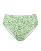 Lupita Slip mit hoher Taille und grünem Hintergrund