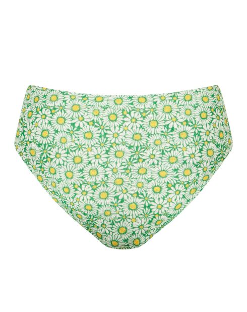 Lupita Slip mit hoher Taille und grünem Hintergrund