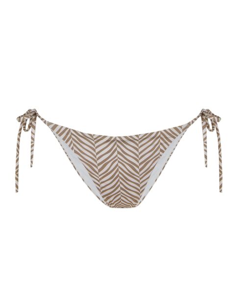 Arena stropdas met bruin-witte print