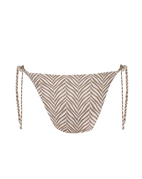 Arena stropdas met bruin-witte print