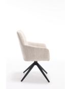 Lot de 2 fauteuils New lars beiges - 61x90x66 cm