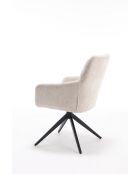 Lot de 2 fauteuils New lars beiges - 61x90x66 cm