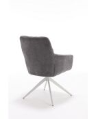 Lot de 2 fauteuils New lars gris clair - 61x90x66 cm