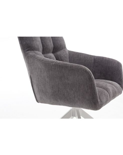 Lot de 2 fauteuils New lars gris clair - 61x90x66 cm