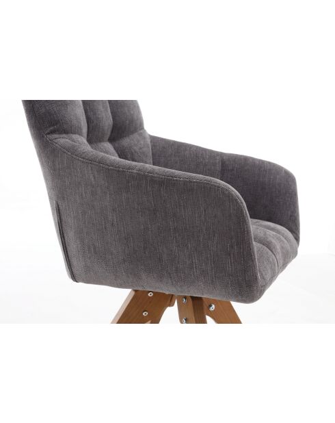 Lot de 2 fauteuils New lars gris clair - 61x90x66 cm