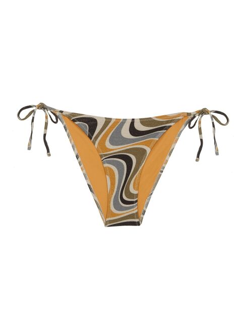Mehrfarbige klassische Bikinihose Mystic Bow
