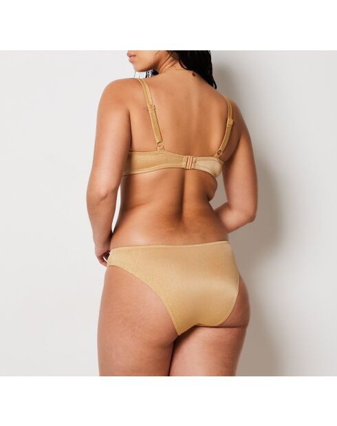 Reggiseno classico in oro idilliaco con ferretto e conchiglia