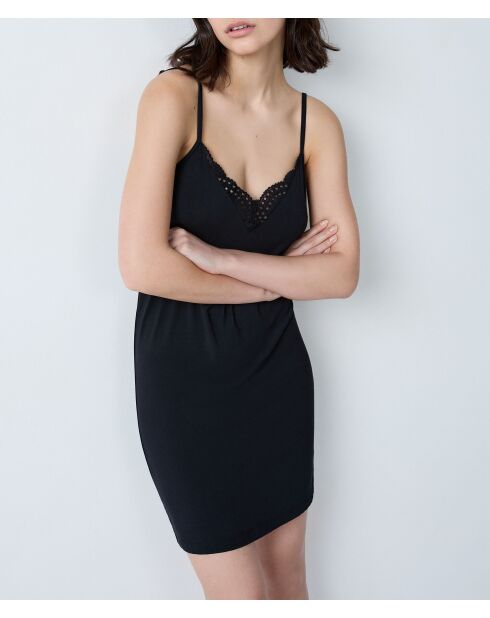 Josephine schwarzes Nachthemd