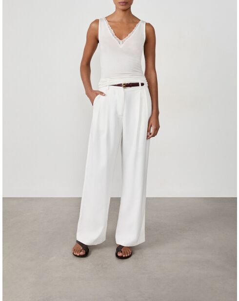 Ecru tanktop Warm Light Lace