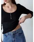 Gaelle Tunesisch zwart t-shirt